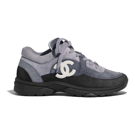 chanel suede calfskin sneakers|Chanel suede sneakers.